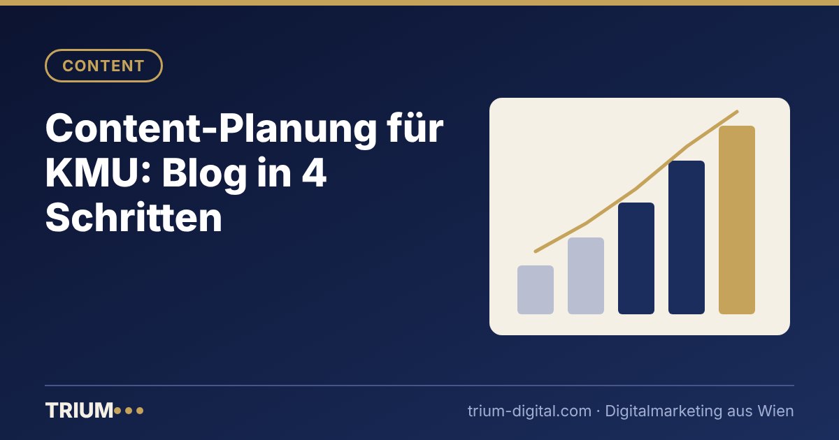 Titelbild: Content-Planung für KMU: Blog in 4 Schritten