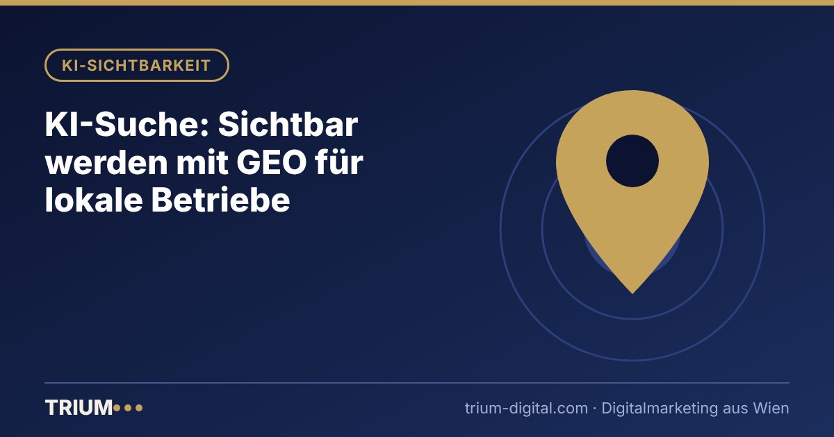 Titelbild: KI-Suche: Sichtbar werden mit GEO für lokale Betriebe