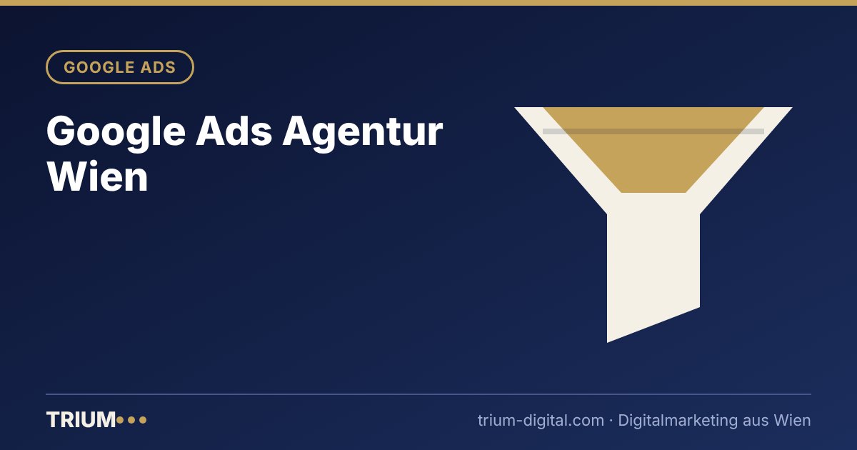 Illustration: Google Ads Agentur Wien – TRIUM Marketing Agentur Wien