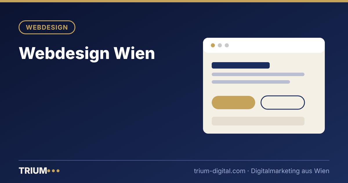 Illustration: Webdesign Wien – TRIUM Marketing Agentur Wien